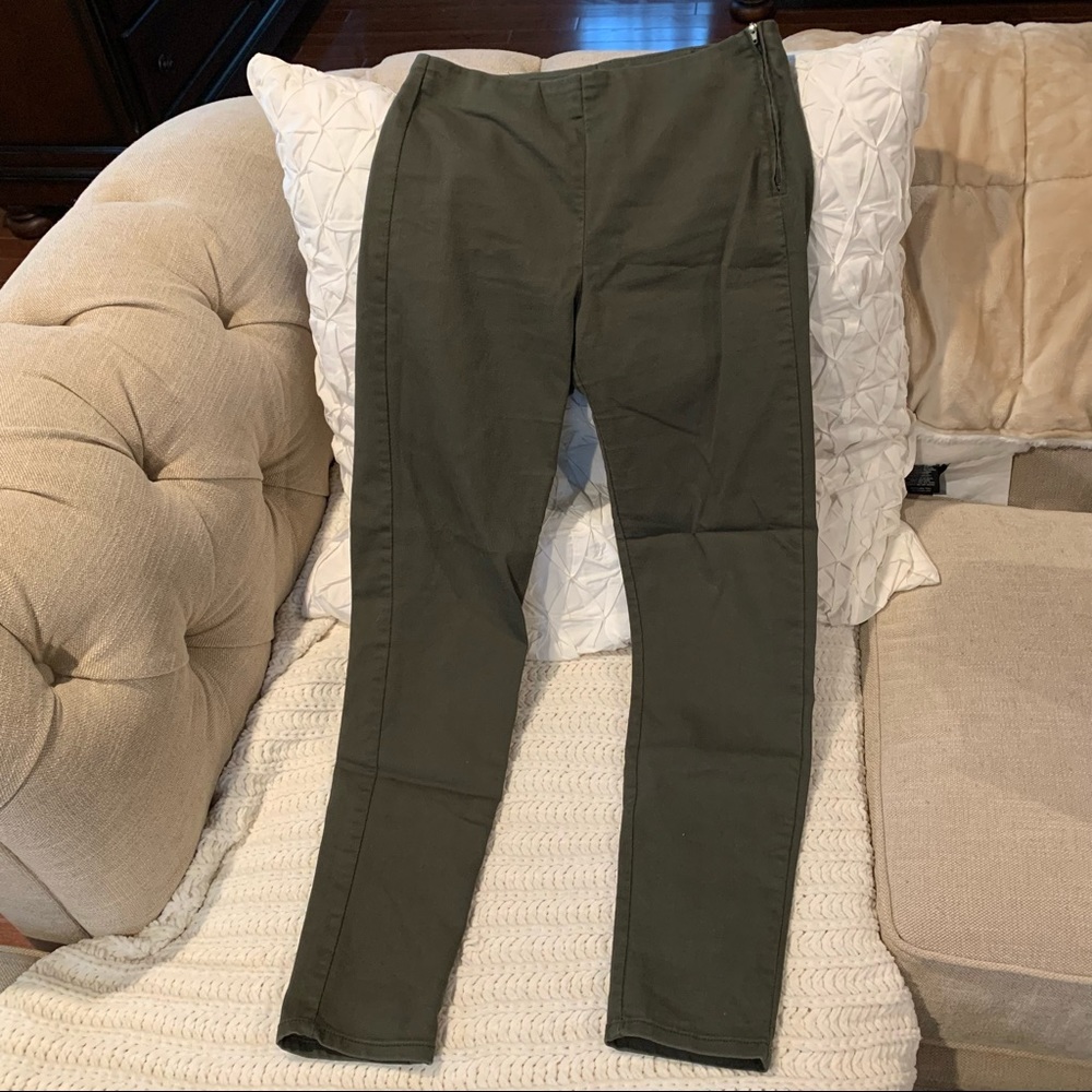 green h&m pants